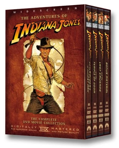 INDIANA JONES THE COMPLETE DVD MOVIE COLLECTION [UK] 4DVD] [USED]