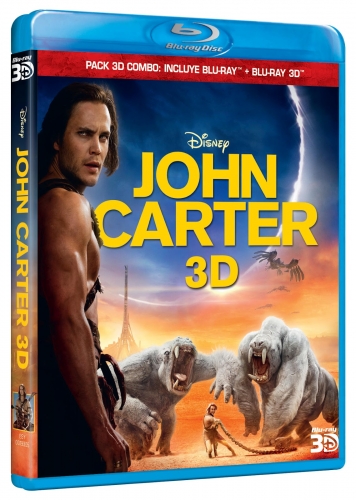 JOHN CARTER - BLURAY COMBO 3D 2D