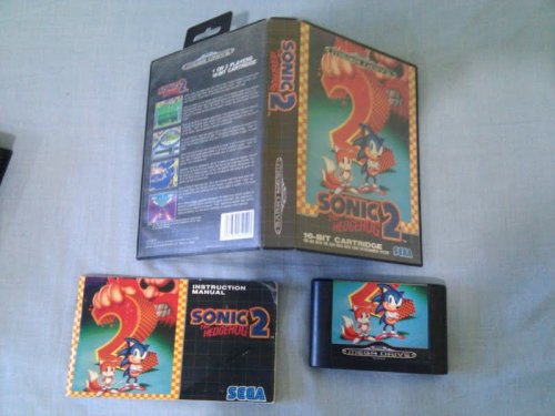 SONIC 2 [COMPLETO][670-2480-50 MADE IN UK GENESIS][MEGADRIVE]