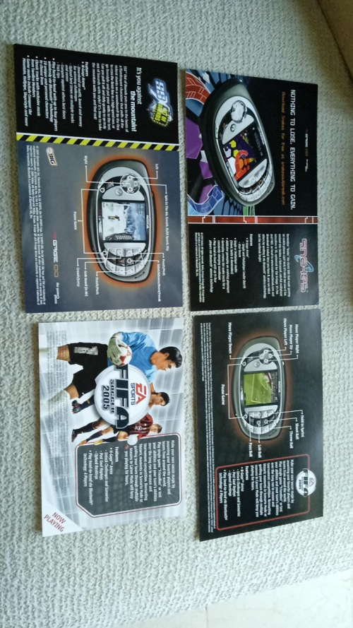 XXXX - N-GAGE POSTCARDS, FIFA 2005, SNAKES, SSX