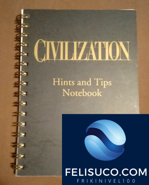 XXX - OFICIAL MERCH - CIVILIZATION - NOTE BOOK HINTS AND TIPS ULTRA RARE